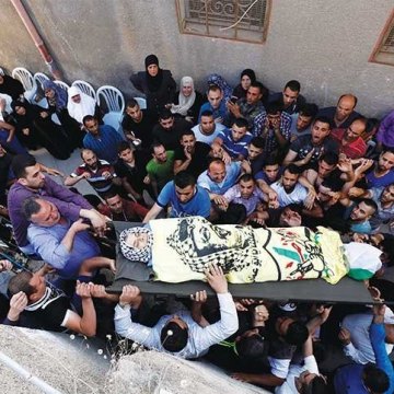 ﻿إصابة العشرات فی یوم غضب فلسطینی جدید تضامنا مع الأسرى