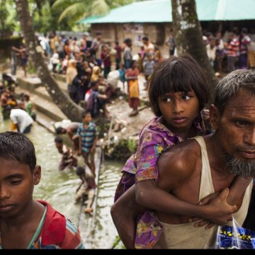 غرق 11 طفلا من الروهینجا أثناء هروبهم من العنف فی میانمار
