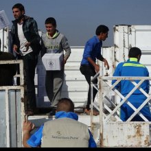 برنامج الأغذیة العالمی یبدی القلق حیال الوضع الإنسانی فی غربی الموصل بالعراق - 11-18-2016Convoy