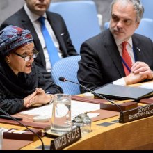  ����������������-��������������-���������������� - أمینة محمد تدعو الدول إلى العمل بوتیرة أسرع لتحقیق أهداف التنمیة المستدامة