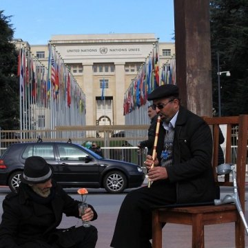 It Took Place with the Efforts of the ODVV: Iranian NGOs Art-Culture Tent Put Up in Geneva