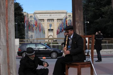 It Took Place with the Efforts of the ODVV: Iranian NGOs Art-Culture Tent Put Up in Geneva