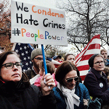 USA: President Trump must condemn racial and ethnic hatred