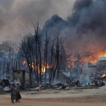 Myanmar: Video and satellite evidence shows new fires still torching Rohingya villages