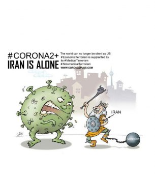 Iran struggling with sanctions & corona virus