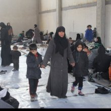  human-rights - Syria: UN refugee agency spotlights growing shelter needs as thousands flee Aleppo violence