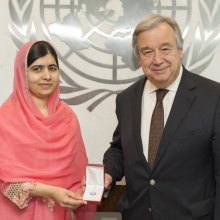  Pakistan - Malala Yousafzai designated youngest-ever UN Messenger of Peace