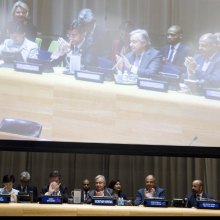  Antonio-Guterres - Group's Nobel Peace Prize win spotlights need to end 'nuclear nightmare' says UN chief